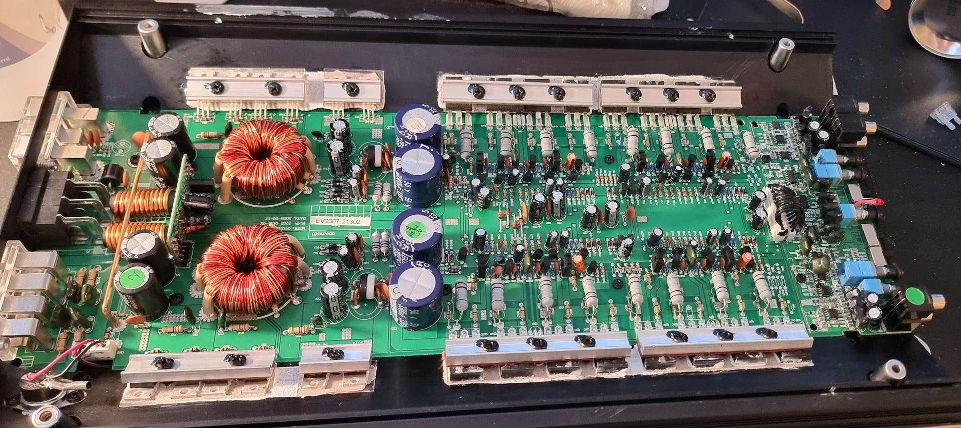 Refurbishing a car audio amplifier